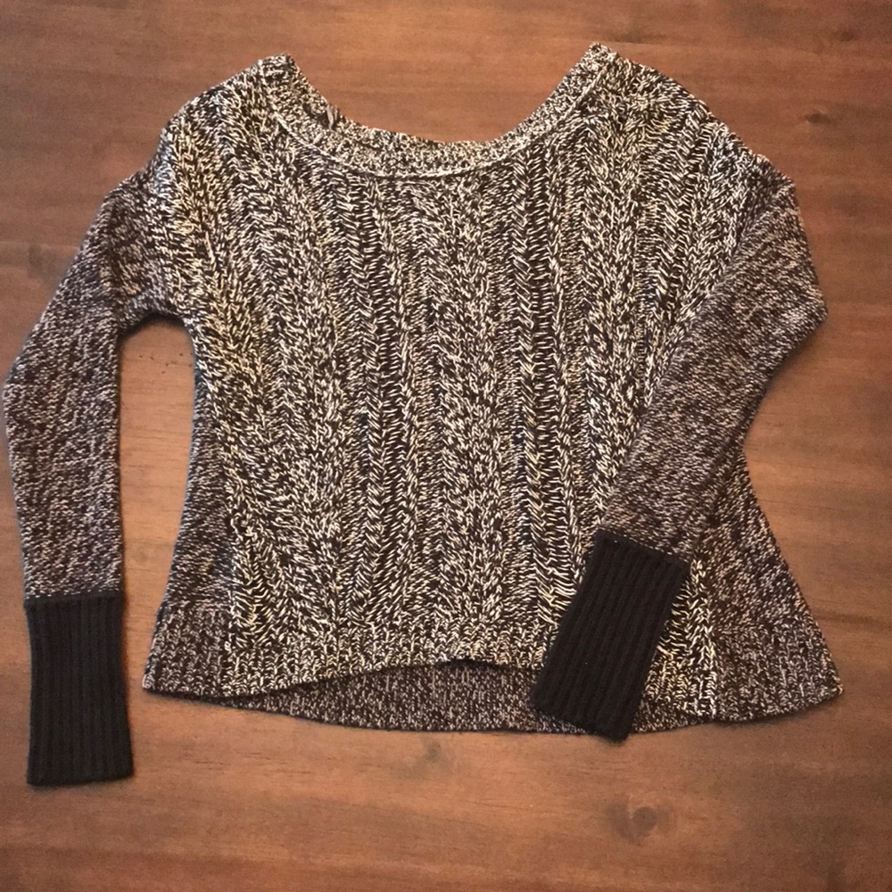 Thick knitted sweater